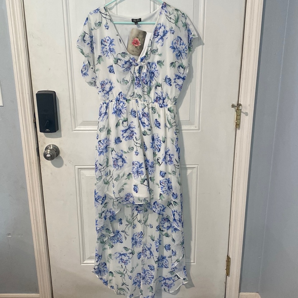 Lily Rose LARGE HI LOW Floral Dress